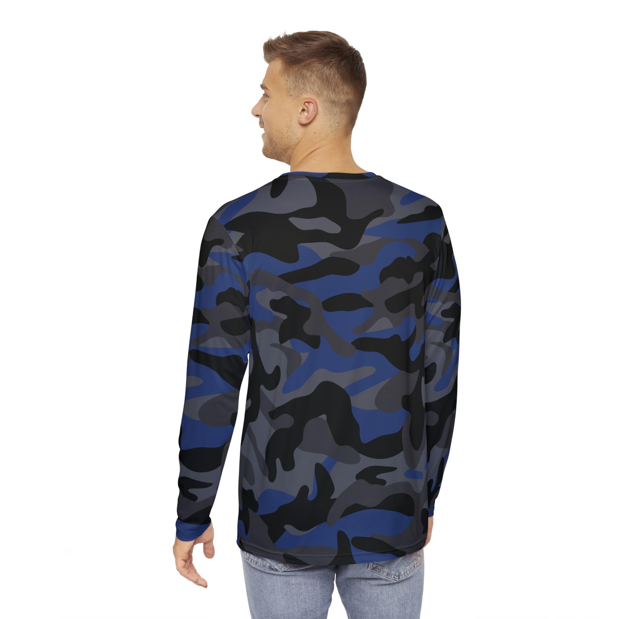 Camo Long Sleeve Shirt for Men | Casual, Everyday Wear, Outdoor Adventure, Gift for Him, Street Style