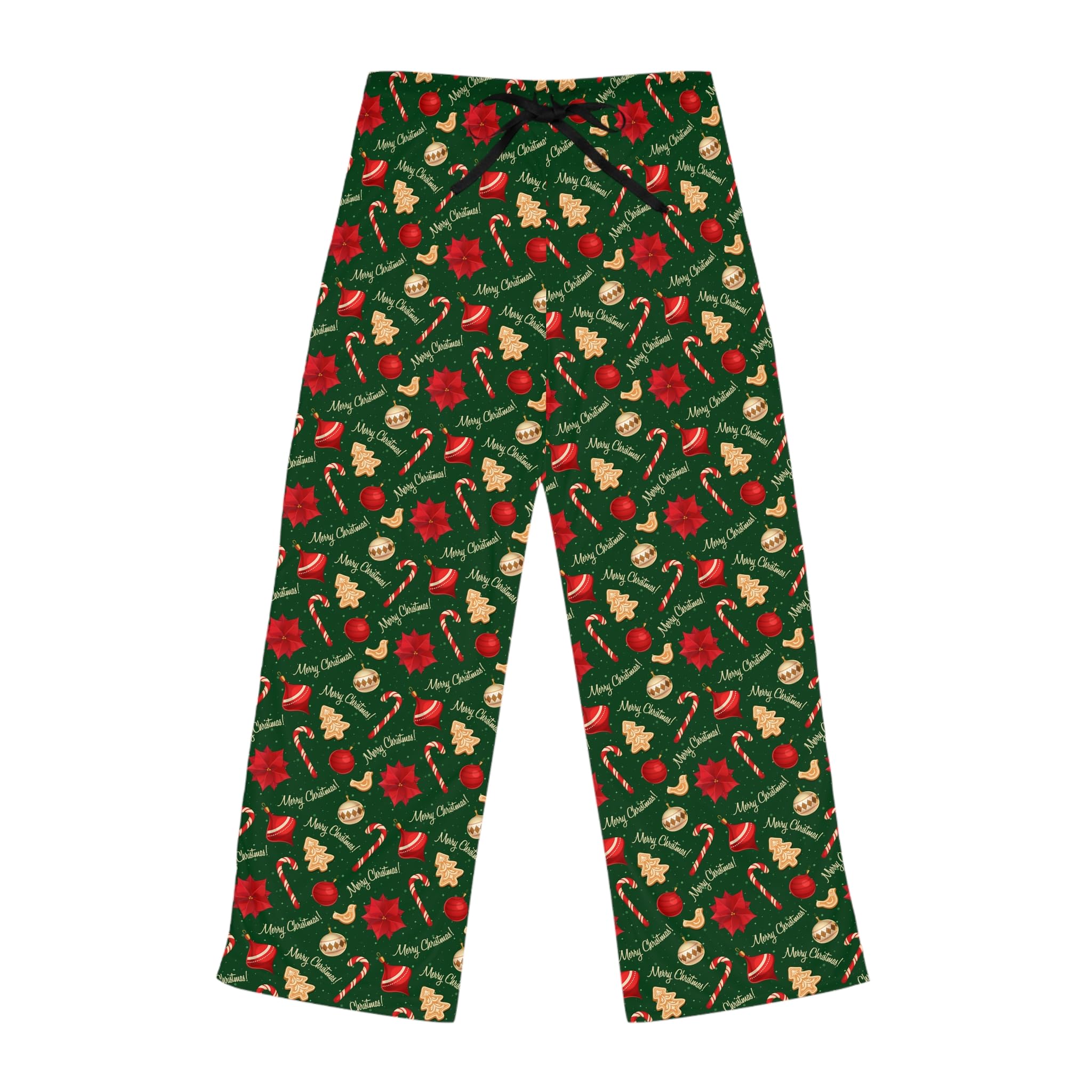 Merry Christmas Women's Pajama Pants, Holiday Lounge Wear, Festive Sleep Bottoms, Cozy Xmas PJ Trousers