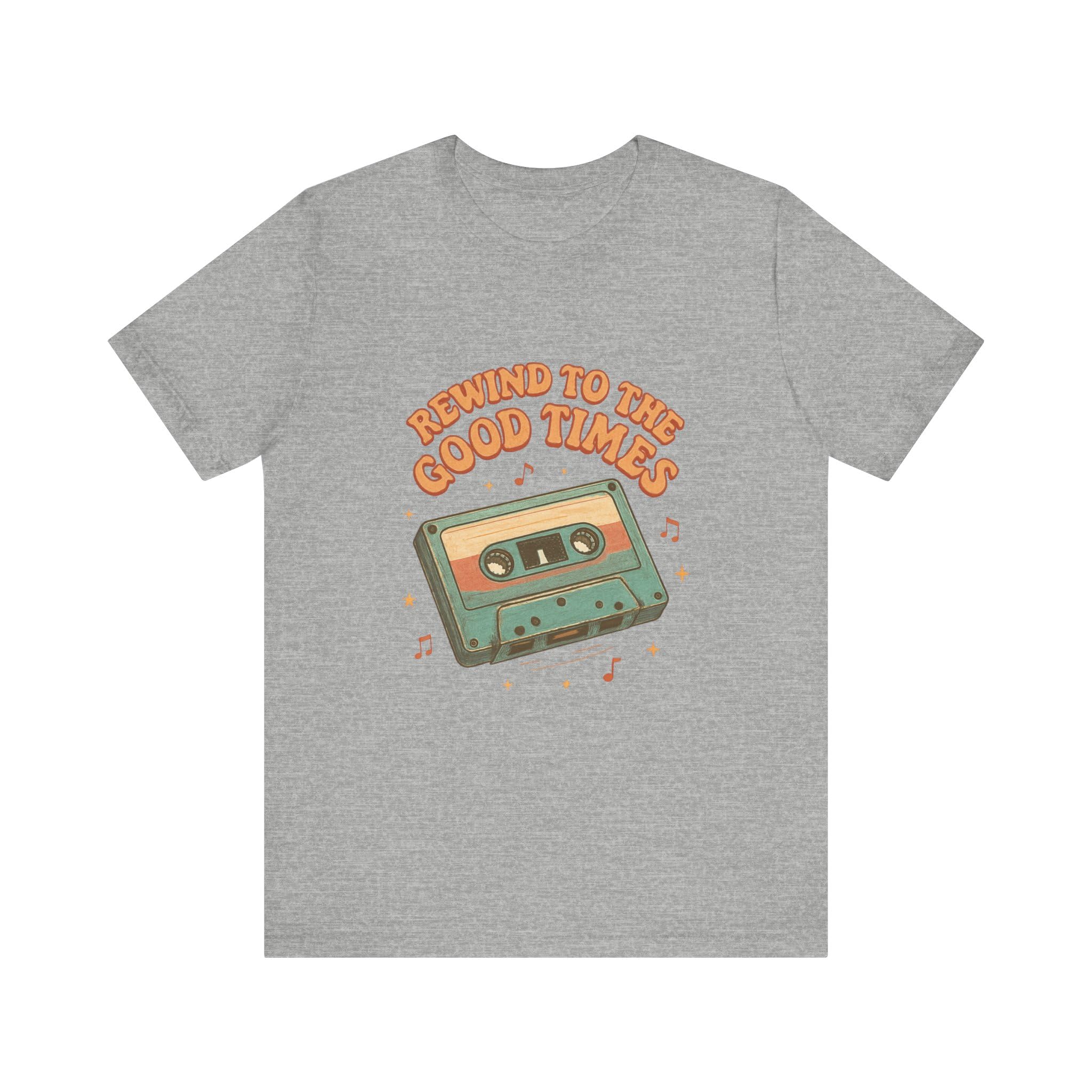 Retro Tee, Vintage T-Shirt, Nostalgic Shirt, Throwback Top, Memory Lane Apparel - Rewind to The Good Times