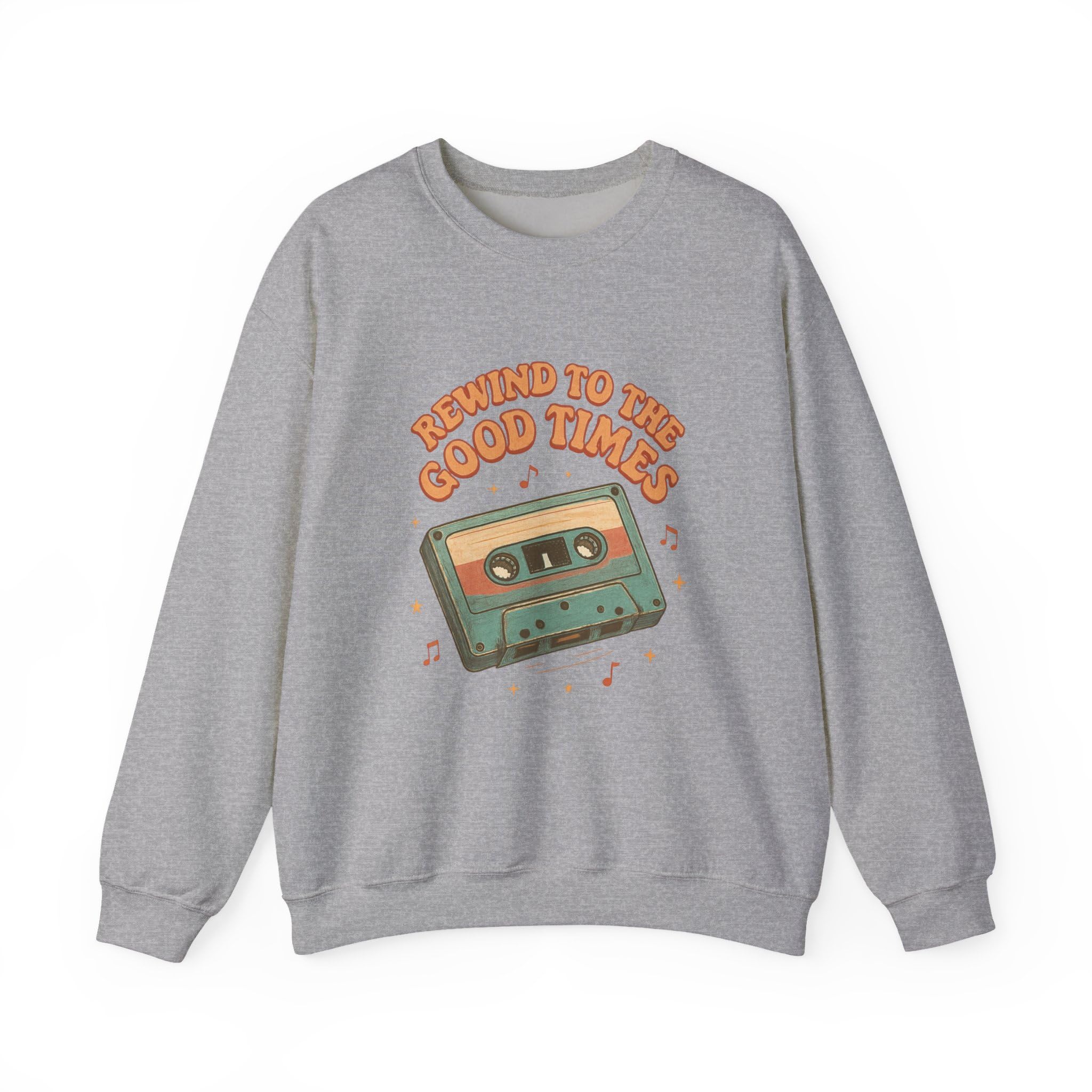 Retro Vibes Sweatshirt, Good Times Crewneck Jumper, Vintage Memories Pullover, Nostalgic Sweater, Throwback Apparel