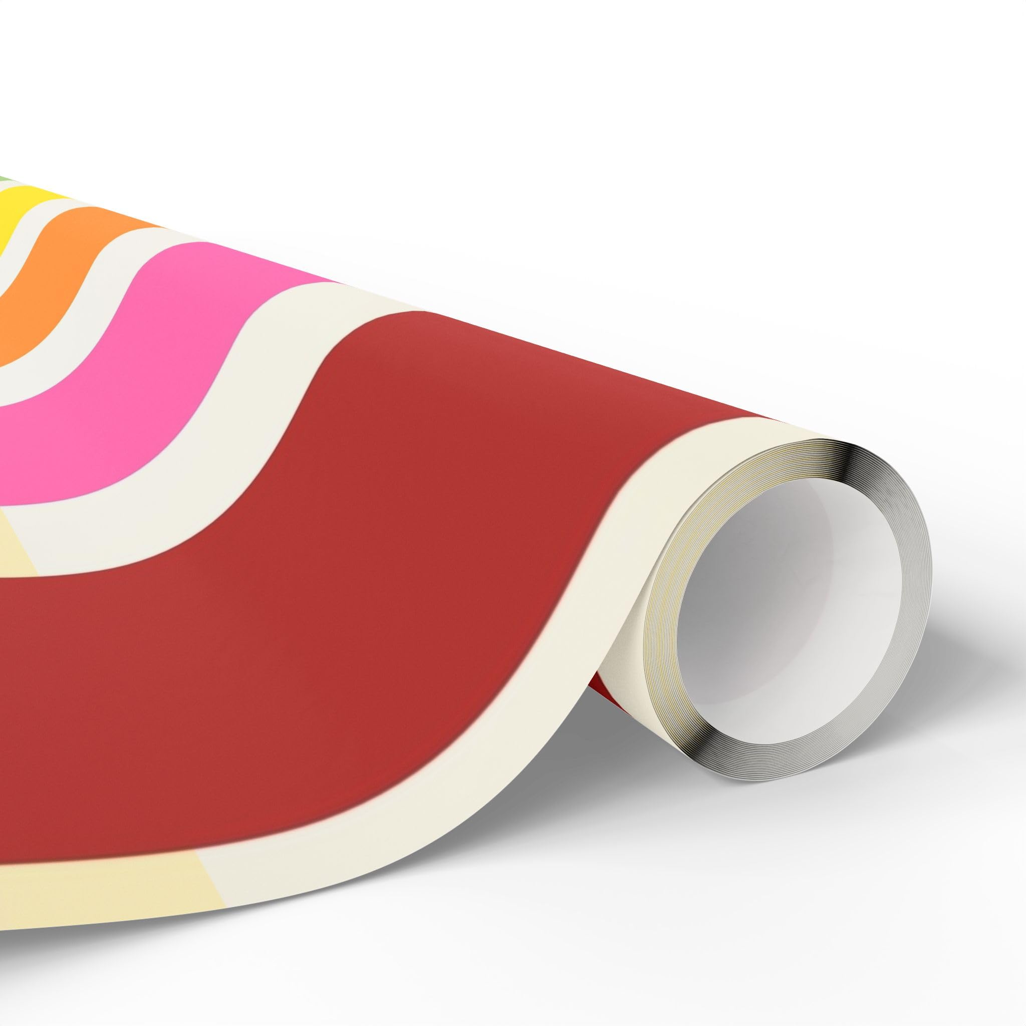 Wrapping Papers, 80s Retro Colors Design - Gift Wrap, Christmas Wrapping, Birthday Gift, Vintage Theme, Holiday Paper