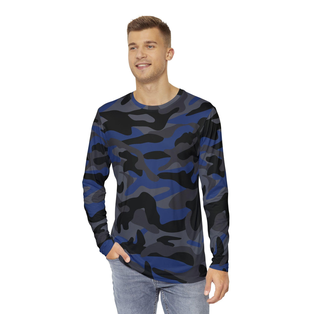 Camo Long Sleeve Shirt for Men | Casual, Everyday Wear, Outdoor Adventure, Gift for Him, Street Style