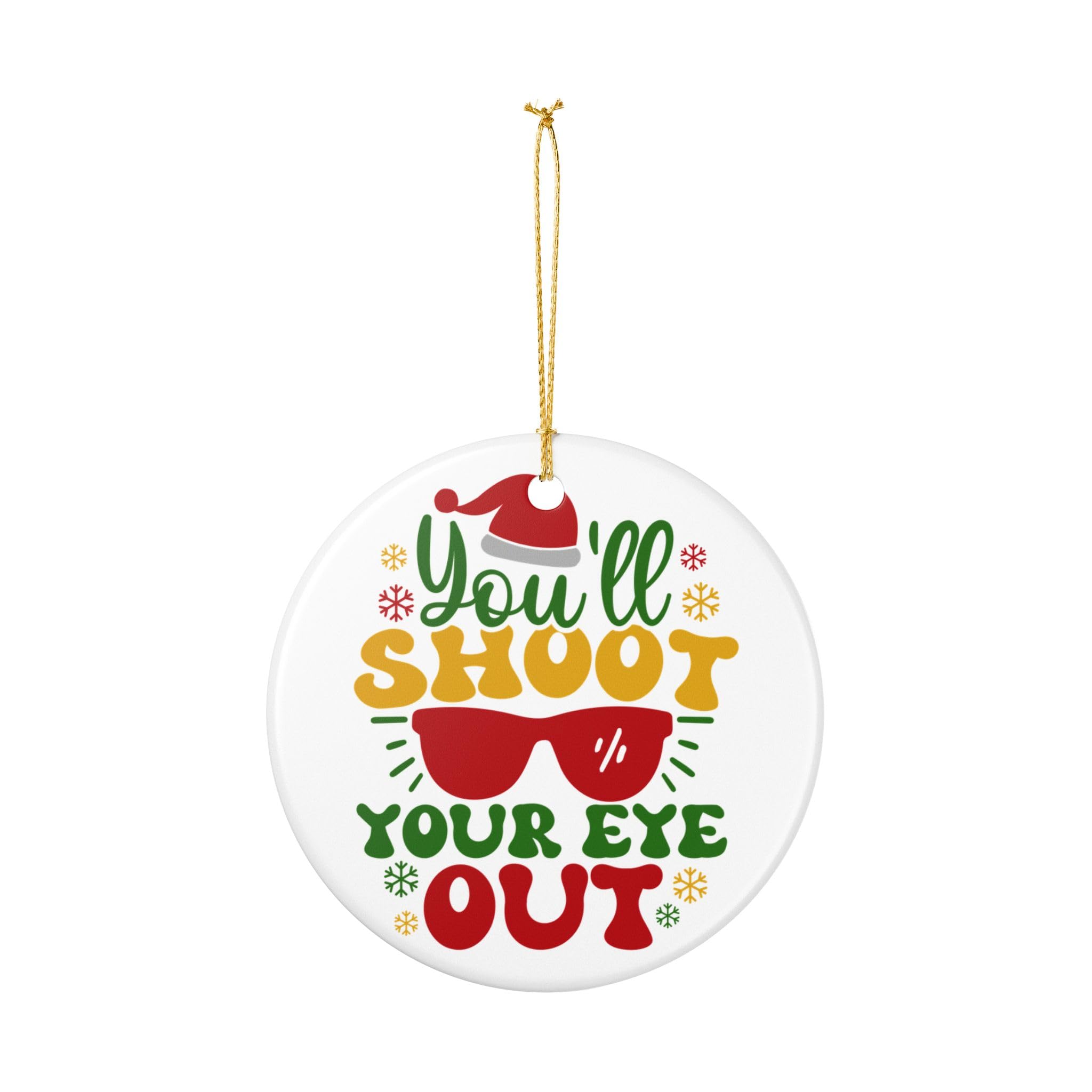 Holiday Parody Ornament, Christmas Decor, Funny Tree Decoration, Gift for Adults, Unique Holiday Ornament, Festive Home Decor