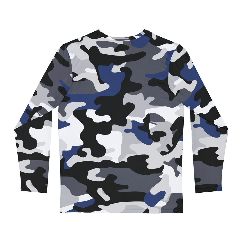 Camo Men's Long Sleeve Shirt - Casual, Outdoor, Military Style, Gift for Him, Everyday Wear, Unique Fashion