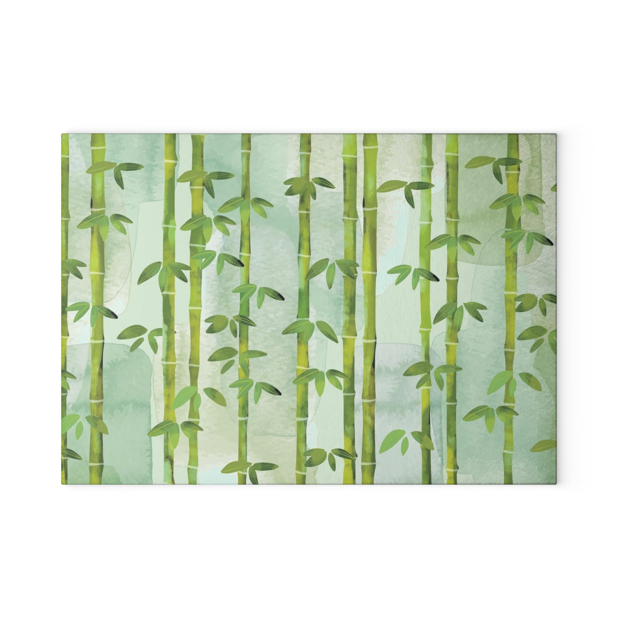 Bamboo Glass Cutting Board, Nature Inspired Kitchen Decor, Eco-friendly Gift for Chefs, Home Cooks, Weddings, Housewarming