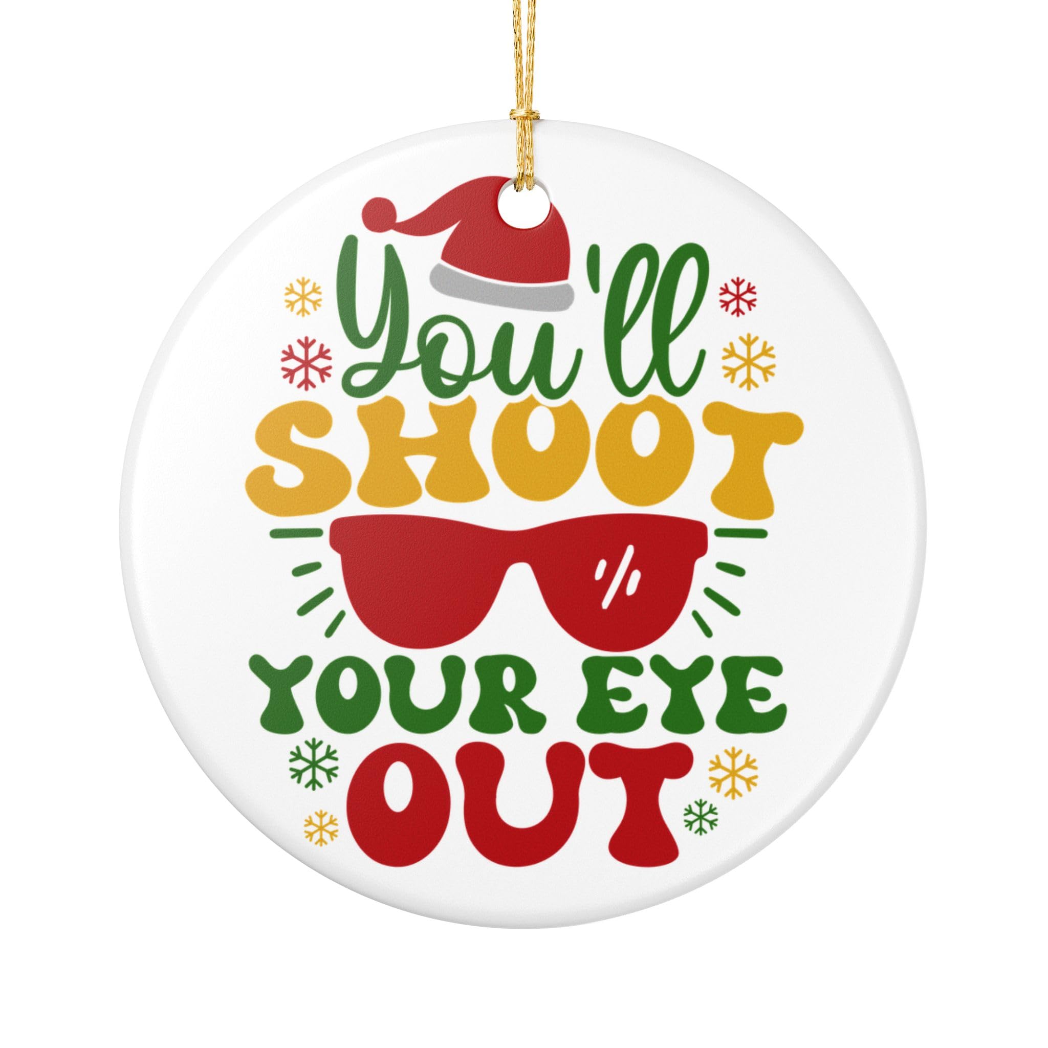 Holiday Parody Ornament, Christmas Decor, Funny Tree Decoration, Gift for Adults, Unique Holiday Ornament, Festive Home Decor