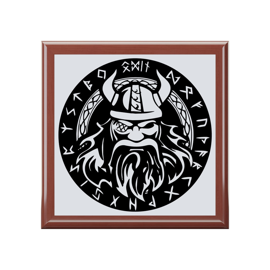 Jewelry Box, Norse God Odin design, Trinket Box, Keepsake Box, Gift for Him or Her
