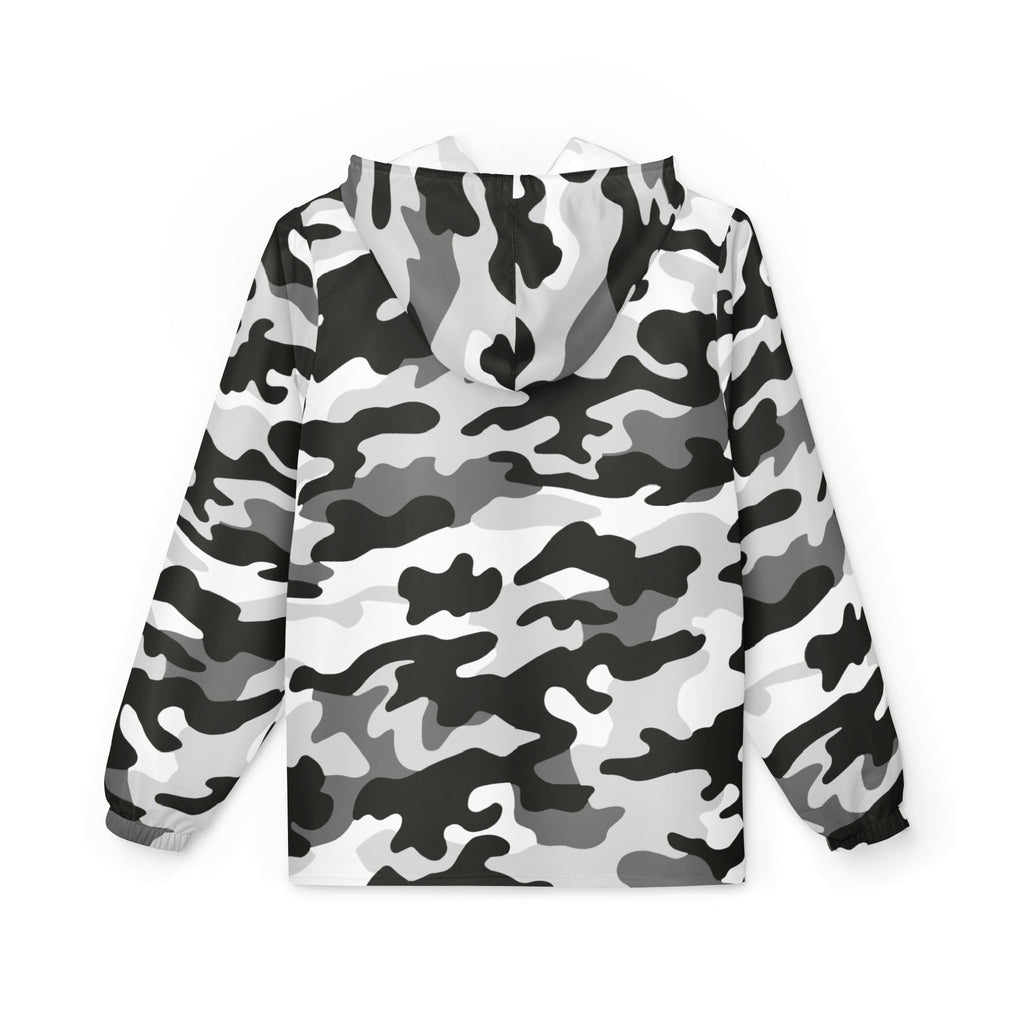 Camo Windbreaker Jacket, Stylish Outerwear for Outdoor Adventures, Casual Streetwear, Fall & Winter