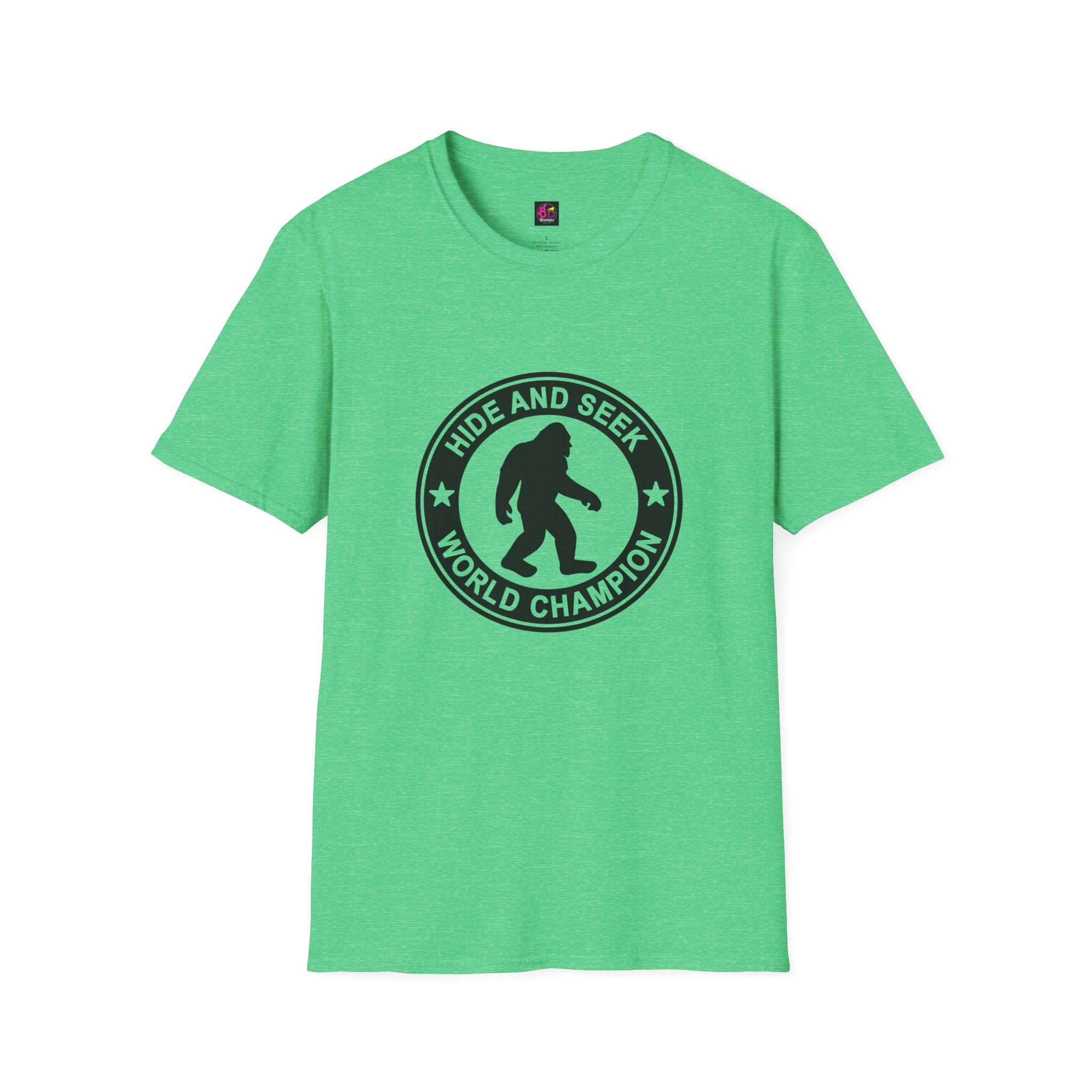 Hide and Seek World Champion T-Shirt, Sasquatch Tee, Big Foot Gift, Funny Unisex Shirt, Yeti Top, Mythical Creature Apparel