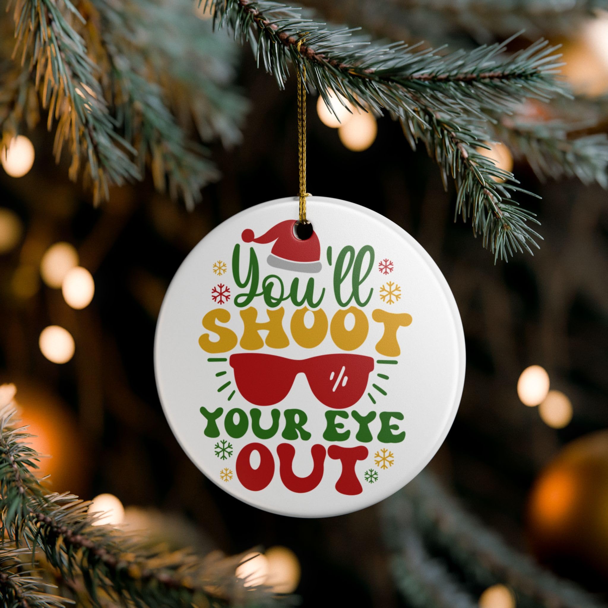 Holiday Parody Ornament, Christmas Decor, Funny Tree Decoration, Gift for Adults, Unique Holiday Ornament, Festive Home Decor