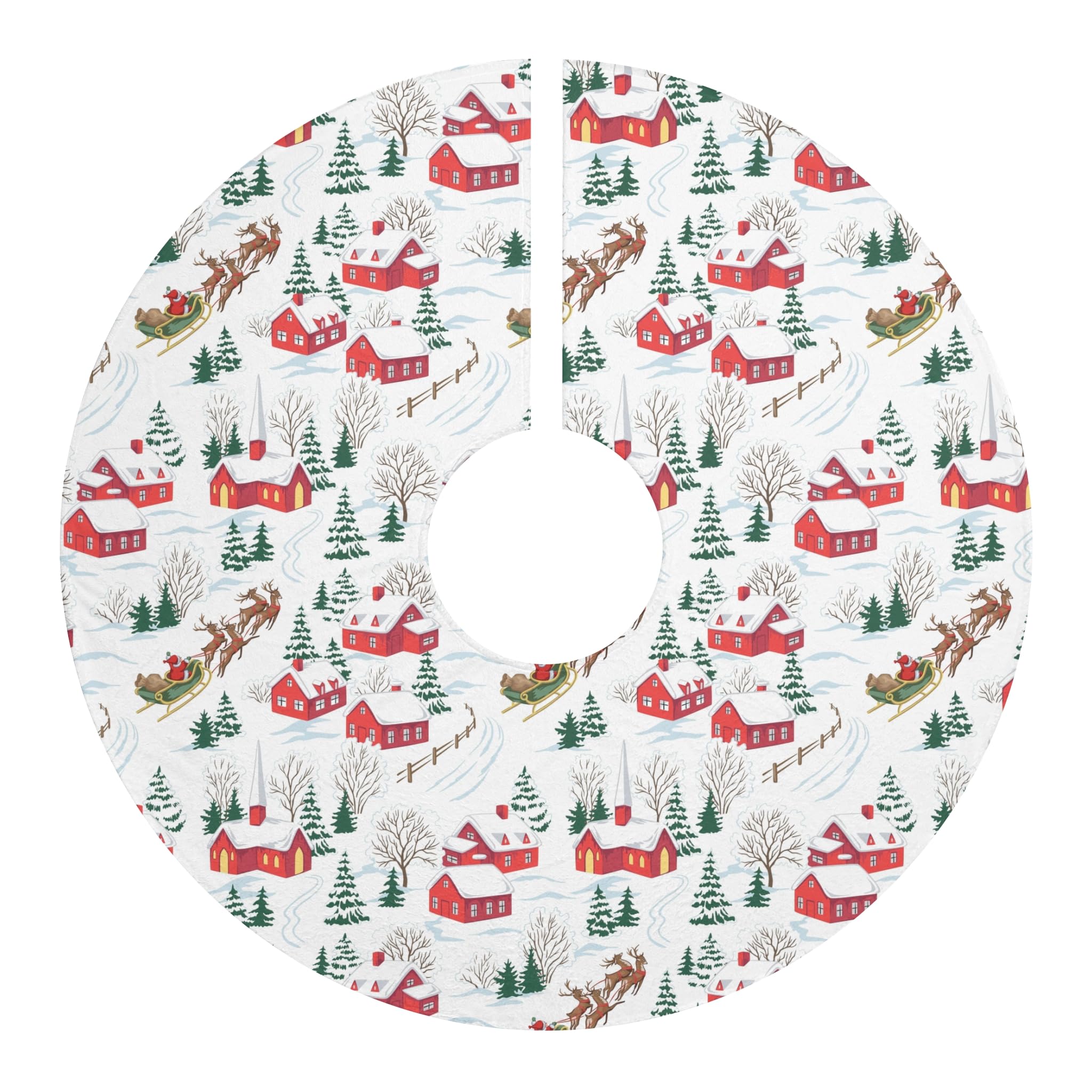 Charming Christmas Tree Skirt, Holiday Decor, Festive Home, Winter Wonderland, Seasonal Decoration, Gifts for Christmas