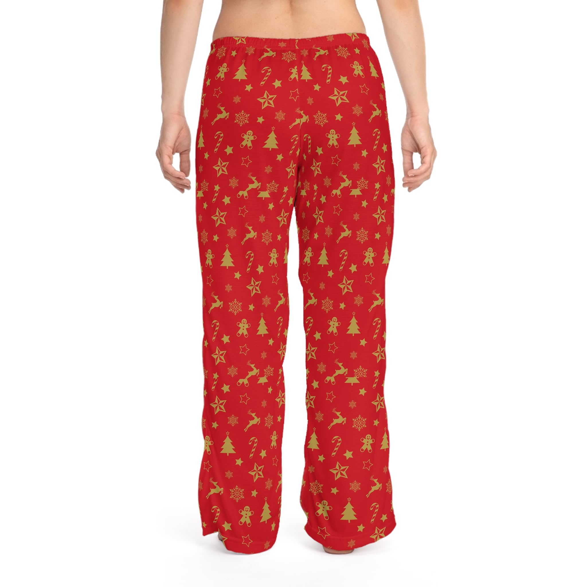 Christmas Women's Pajama Pants, Holiday Flannel Sleepwear, Festive Lounge Bottoms, Xmas Gift for Her, Cozy PJ Trousers