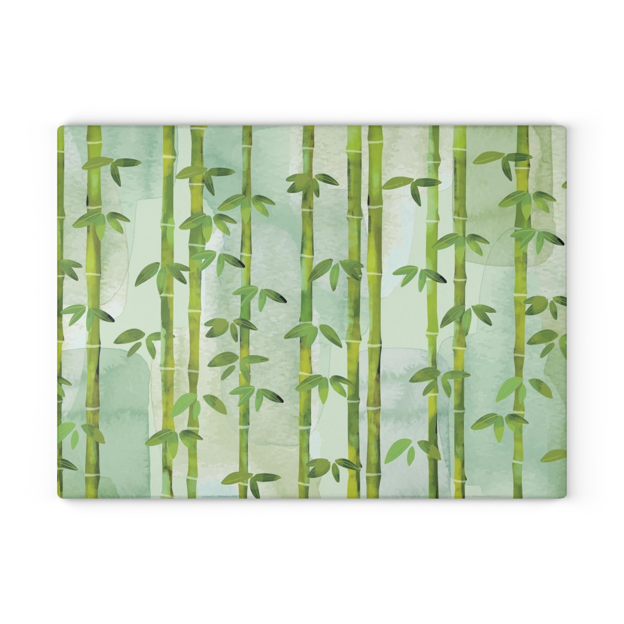 Bamboo Glass Cutting Board, Nature Inspired Kitchen Decor, Eco-friendly Gift for Chefs, Home Cooks, Weddings, Housewarming