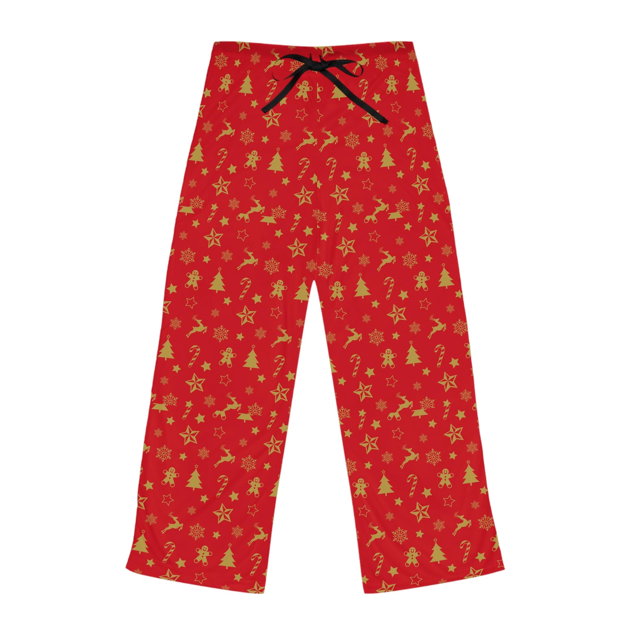 Christmas Women's Pajama Pants, Holiday Flannel Sleepwear, Festive Lounge Bottoms, Xmas Gift for Her, Cozy PJ Trousers