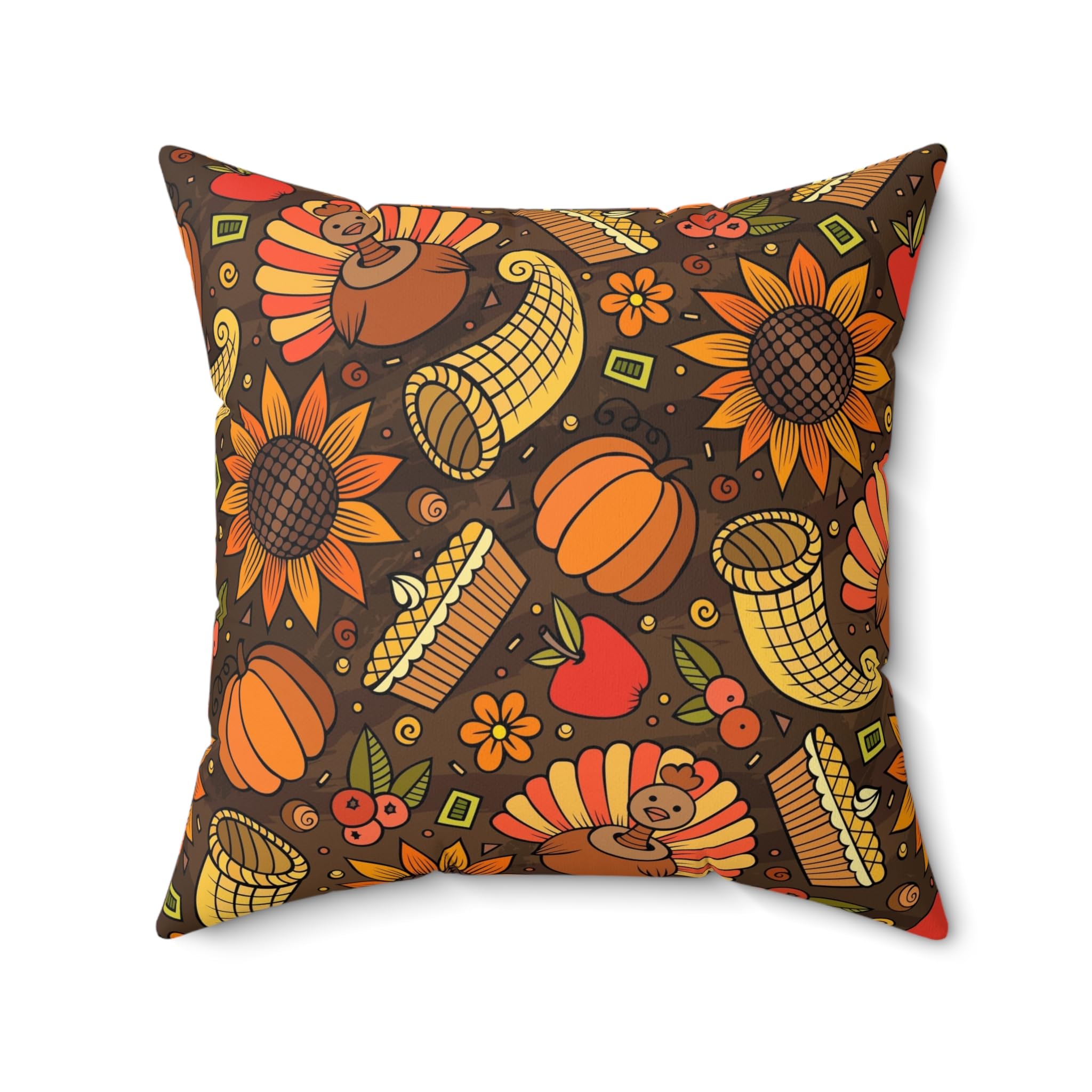 Thanksgiving Decor Pillow, Fall Autumn Cushion, Cozy Home Decoration, Harvest Festival Gift, Seasonal Accent Pillow