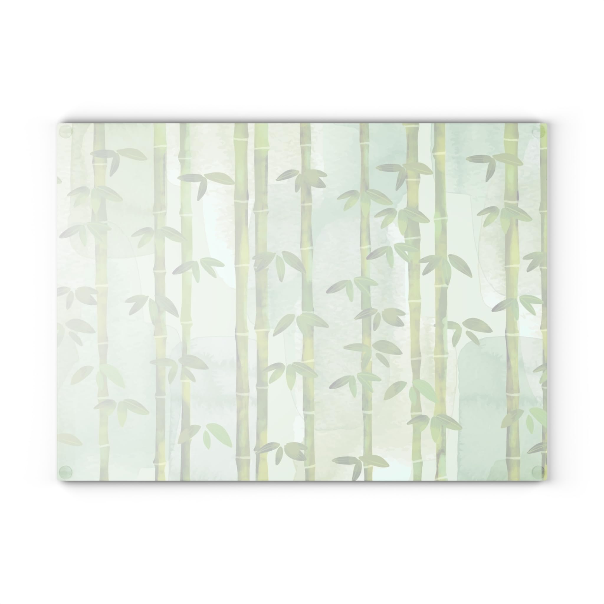 Bamboo Glass Cutting Board, Nature Inspired Kitchen Decor, Eco-friendly Gift for Chefs, Home Cooks, Weddings, Housewarming
