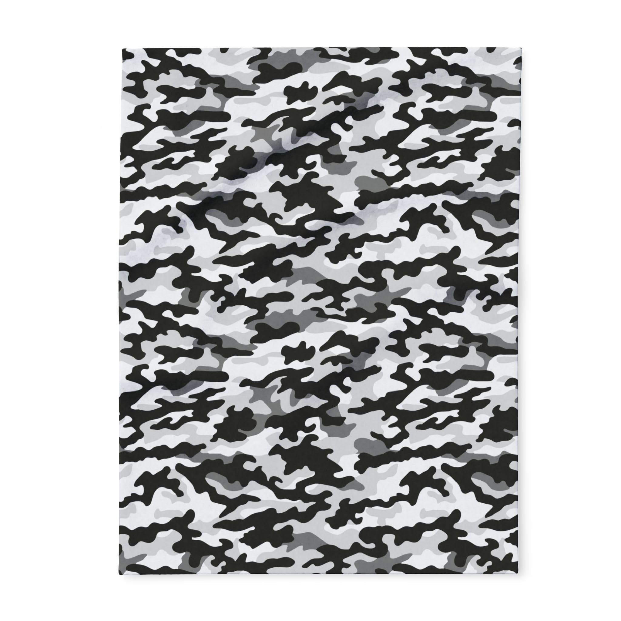 Arctic Fleece Blanket, Camo Throw Blanket, Warm Winter Gift, Home Decor, Snuggle Blanket, Outdoor Camping Blanket