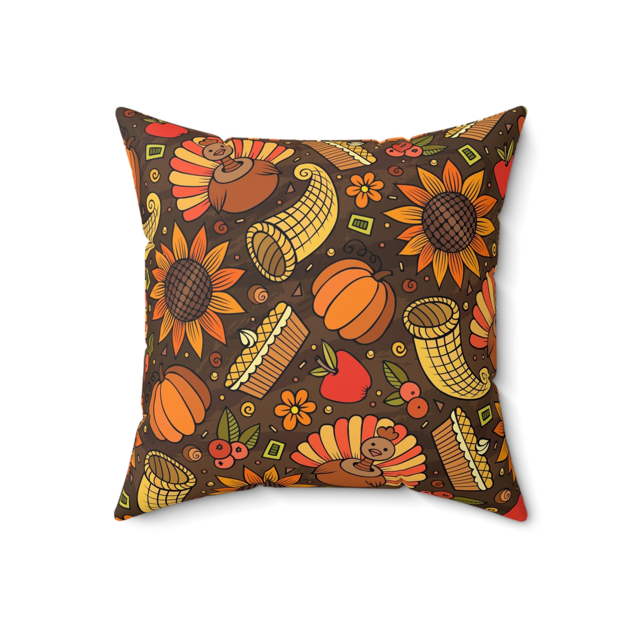 Thanksgiving Decor Pillow, Fall Autumn Cushion, Cozy Home Decoration, Harvest Festival Gift, Seasonal Accent Pillow