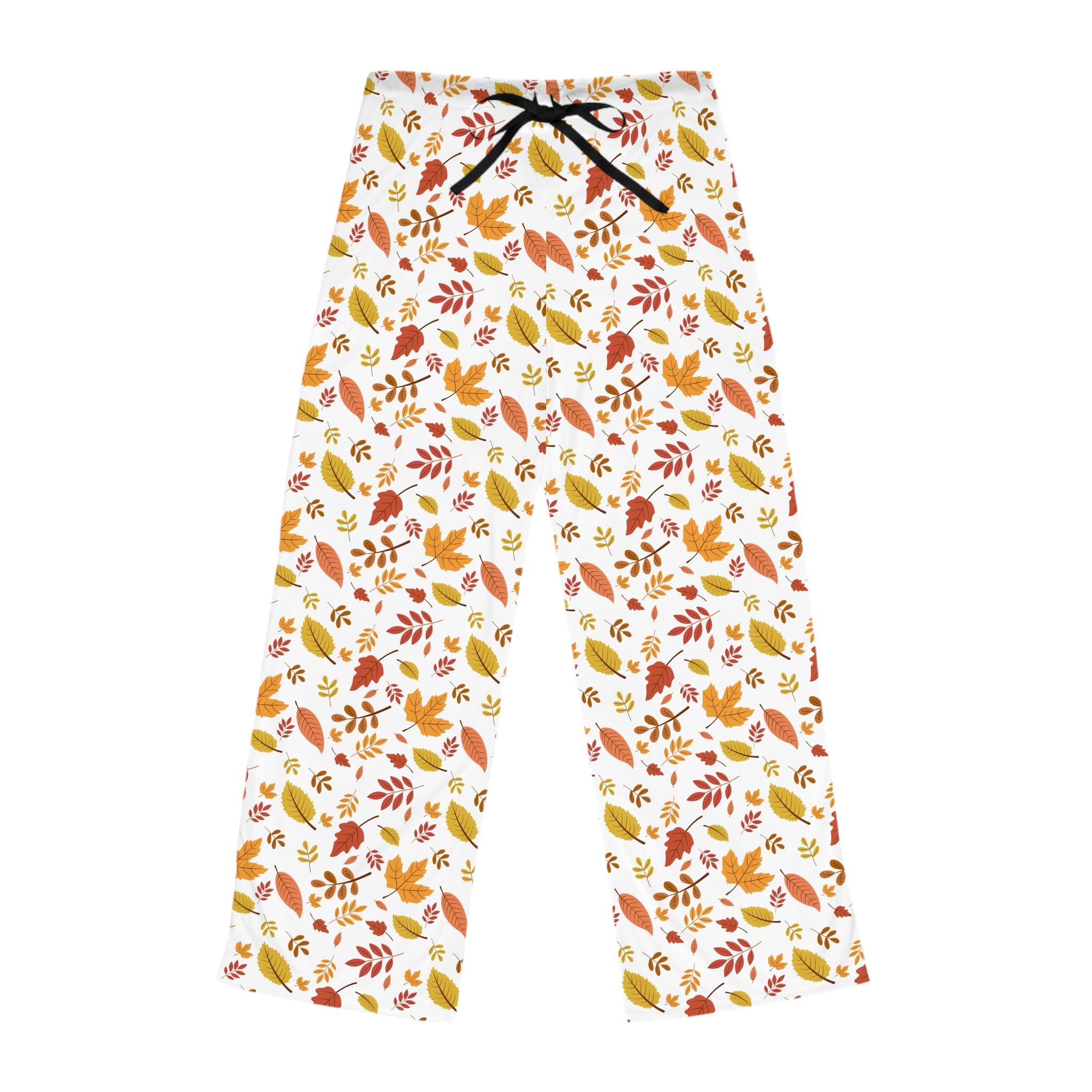 Autumn Leaf Women's Pajama Pants, Fall Lounge Wear, Comfy Sleepwear, Nature Lover Gift, Cozy Nightwear, Leaf Print PJ Bottoms