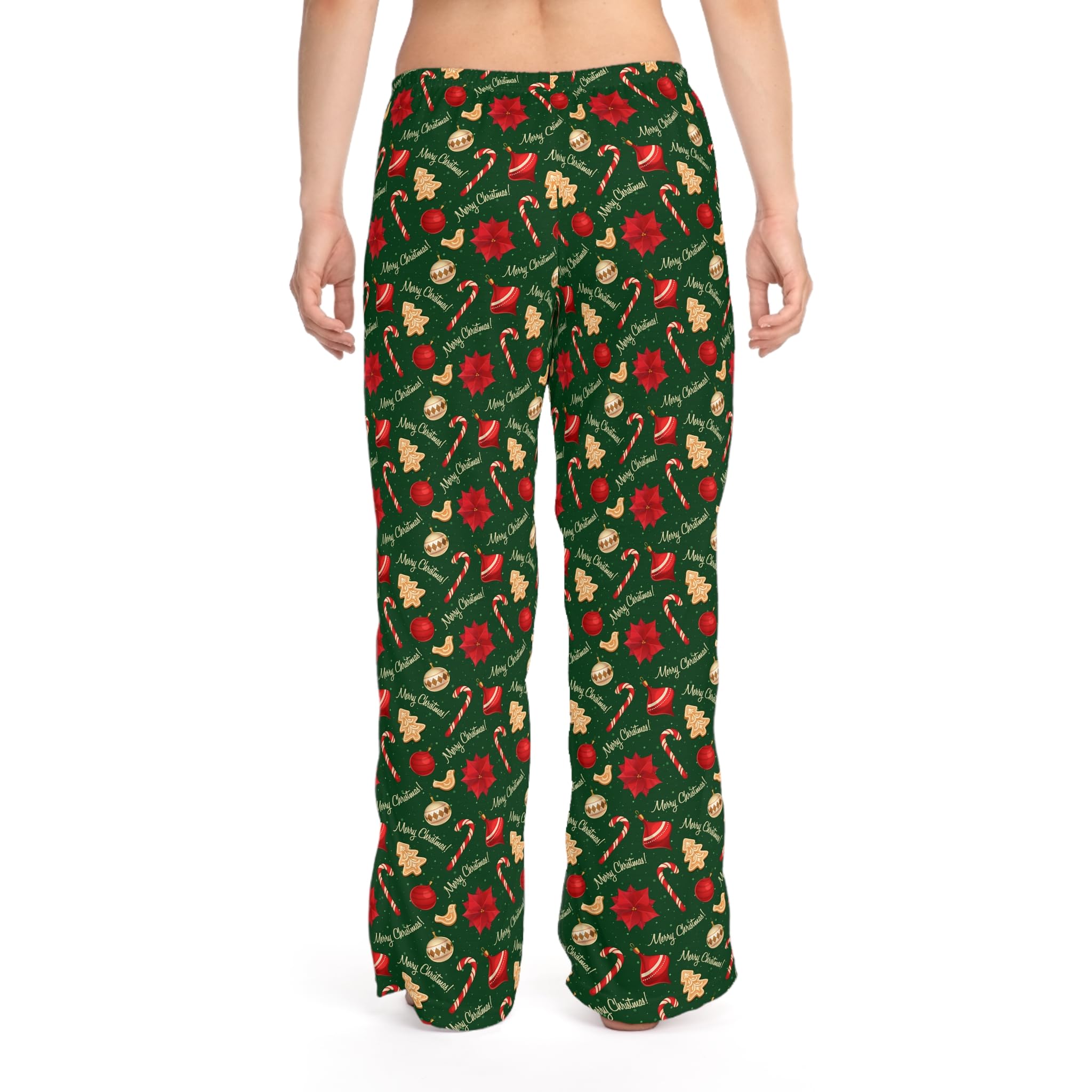 Merry Christmas Women's Pajama Pants, Holiday Lounge Wear, Festive Sleep Bottoms, Cozy Xmas PJ Trousers