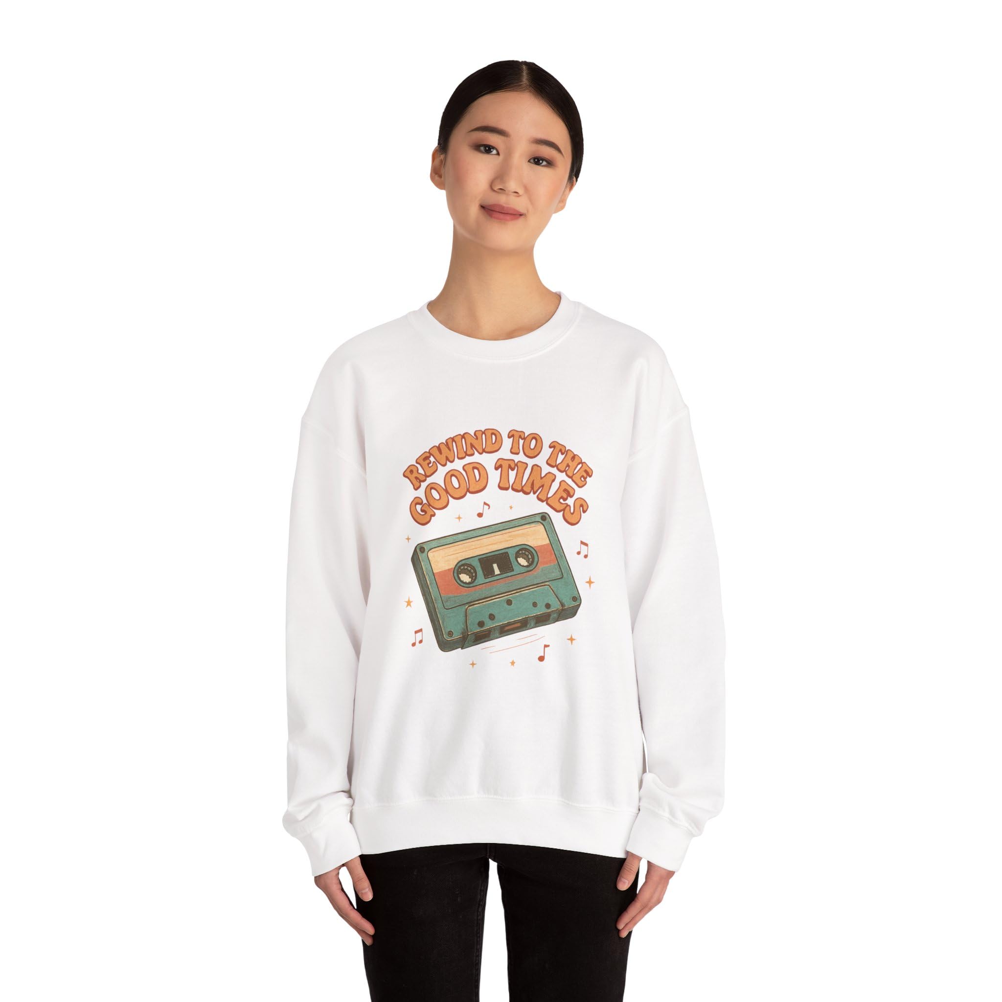 Retro Vibes Sweatshirt, Good Times Crewneck Jumper, Vintage Memories Pullover, Nostalgic Sweater, Throwback Apparel