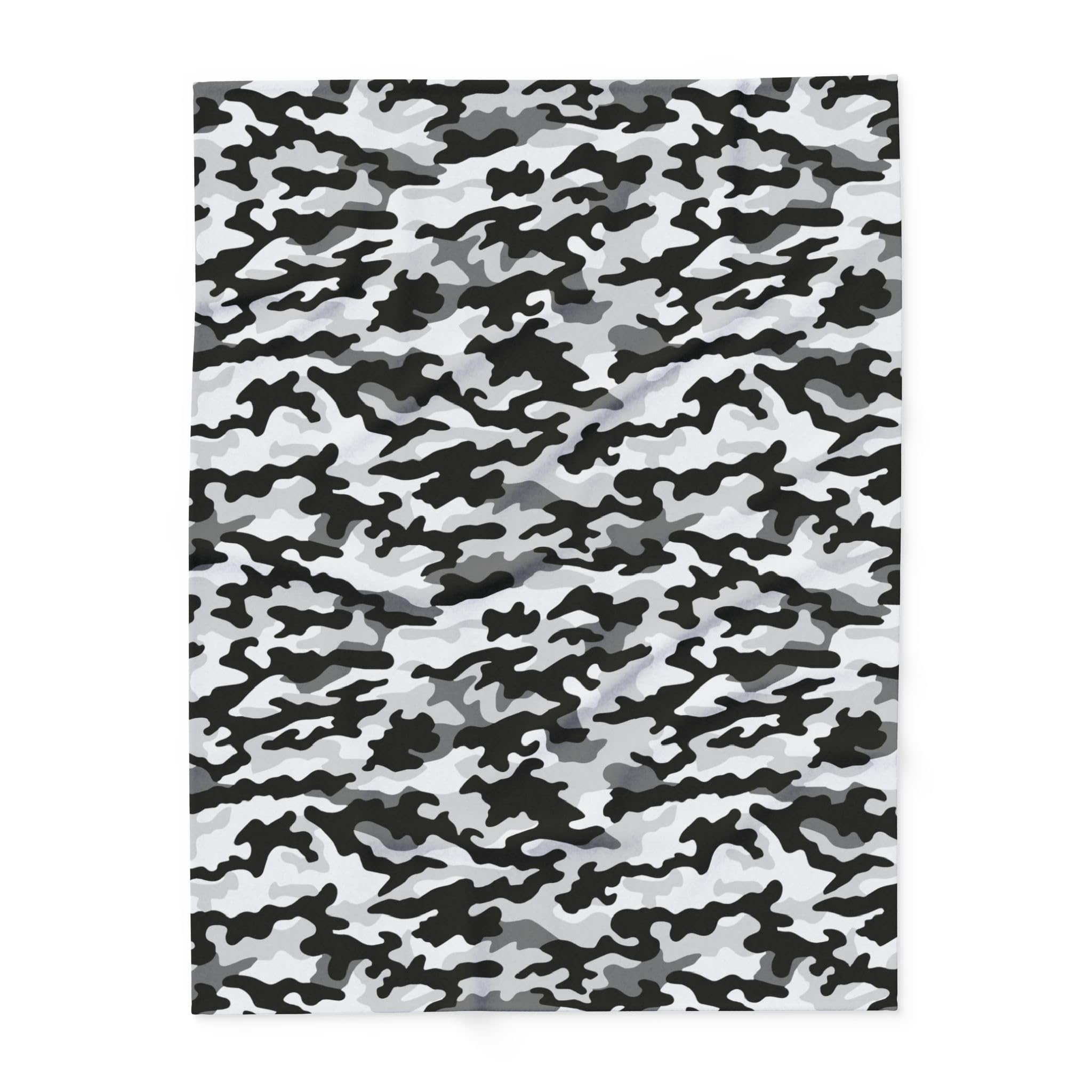 Arctic Fleece Blanket, Camo Throw Blanket, Warm Winter Gift, Home Decor, Snuggle Blanket, Outdoor Camping Blanket