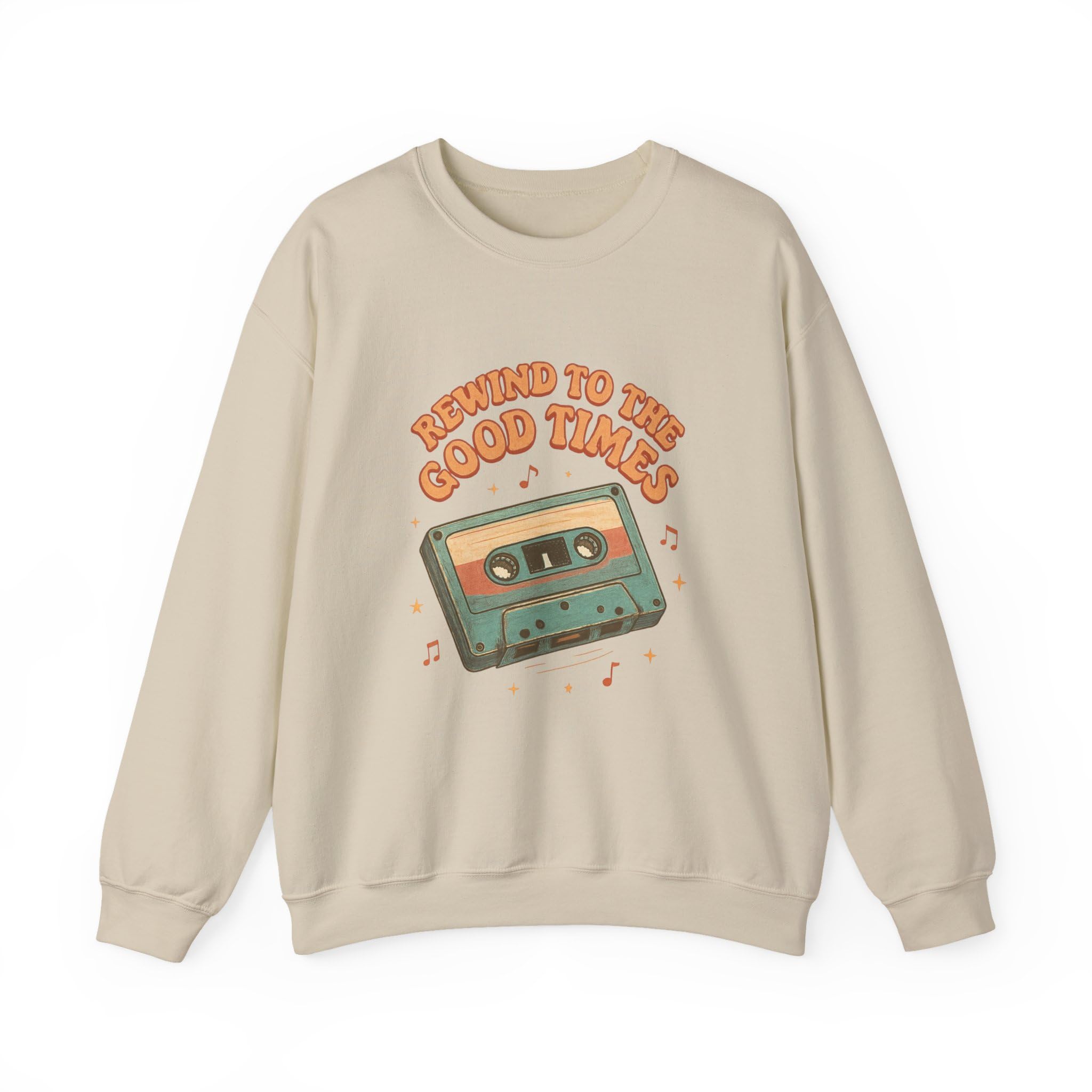 Retro Vibes Sweatshirt, Good Times Crewneck Jumper, Vintage Memories Pullover, Nostalgic Sweater, Throwback Apparel