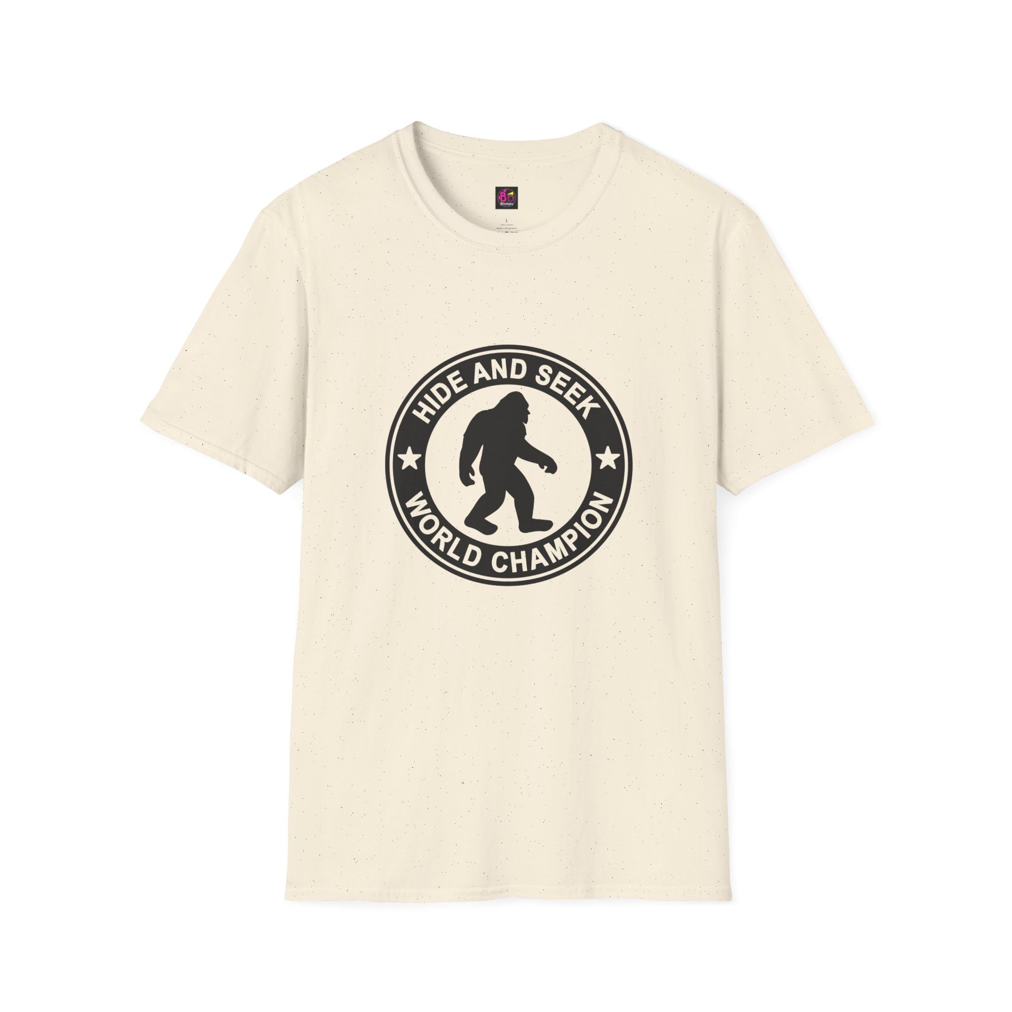 Hide and Seek World Champion T-Shirt, Sasquatch Tee, Big Foot Gift, Funny Unisex Shirt, Yeti Top, Mythical Creature Apparel