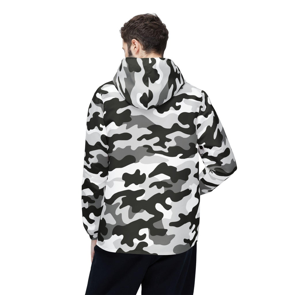 Camo Windbreaker Jacket, Stylish Outerwear for Outdoor Adventures, Casual Streetwear, Fall & Winter