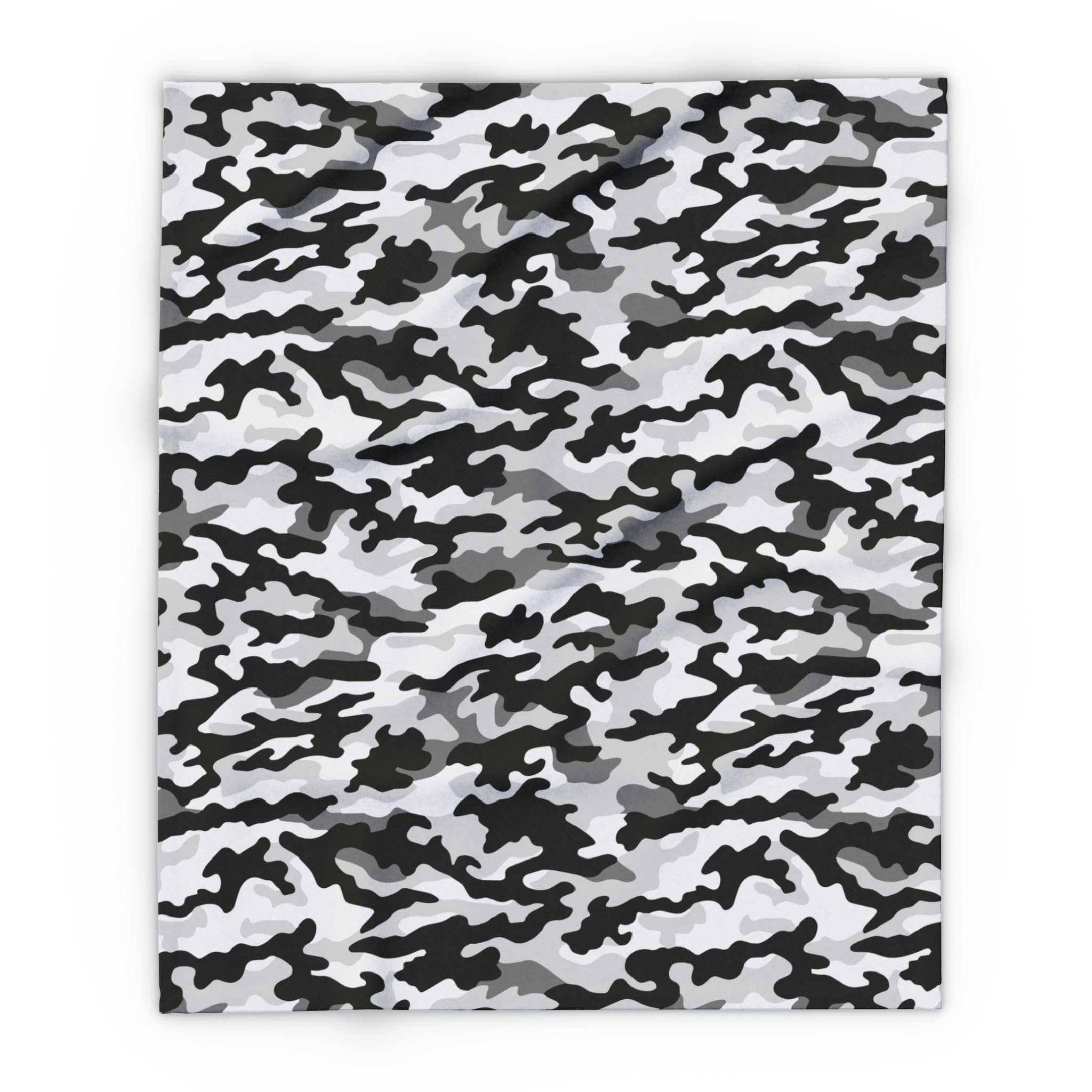 Arctic Fleece Blanket, Camo Throw Blanket, Warm Winter Gift, Home Decor, Snuggle Blanket, Outdoor Camping Blanket